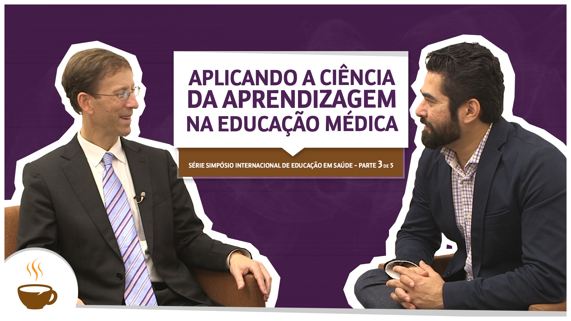 Juntando-se a mim agora eu tenho David Hirsh e vamos falar sobre a aplicação da ciência da aprendizagem na educação médica. Eu sou Wagner Cassimiro e este é o Espresso3.