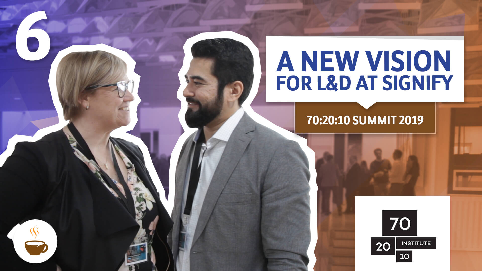 Wagner Cassimiro interviewing Anke Smolders-Aidam about A new vision for L&D at Signify – 70:20:10 Summit, 2019