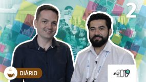 Igor Cozzo e Prof Wagner Cassimiro conversam sobre o segundo dia do evento ATD 2019