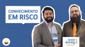 Prof. Wagner Cassimiro conversa com prof. Hélio Ferenhof sobre conhecimento em risco