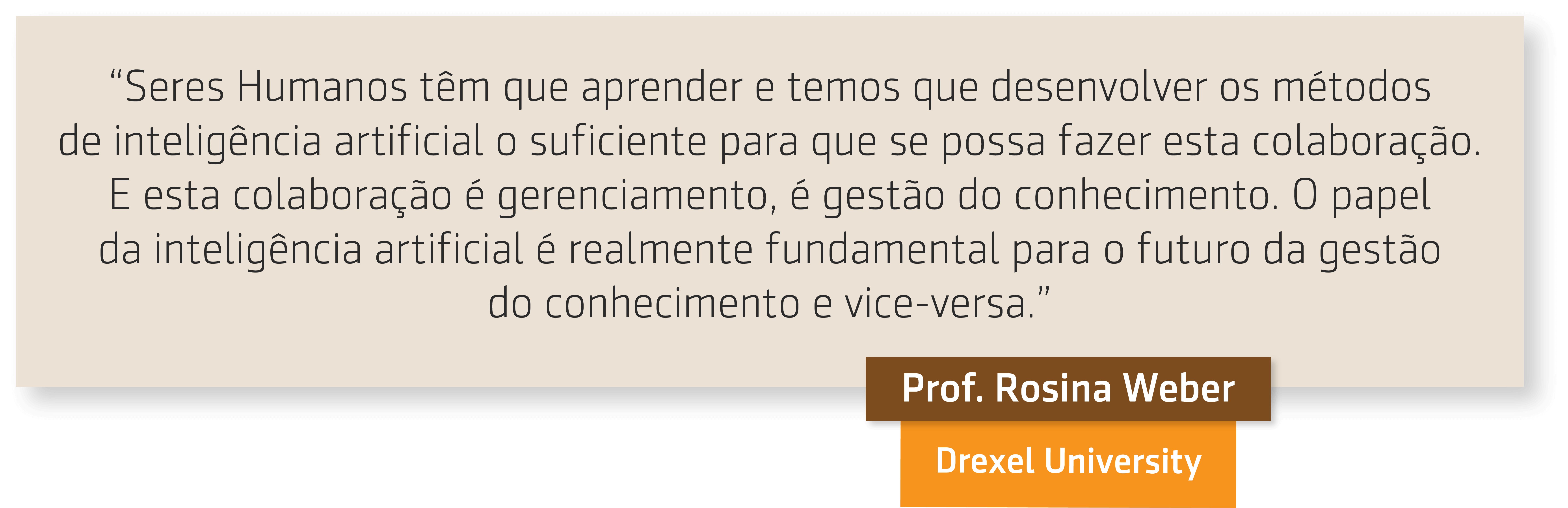 Resumo entrevista sobre Inteligência artificial e gestão do conhecimento