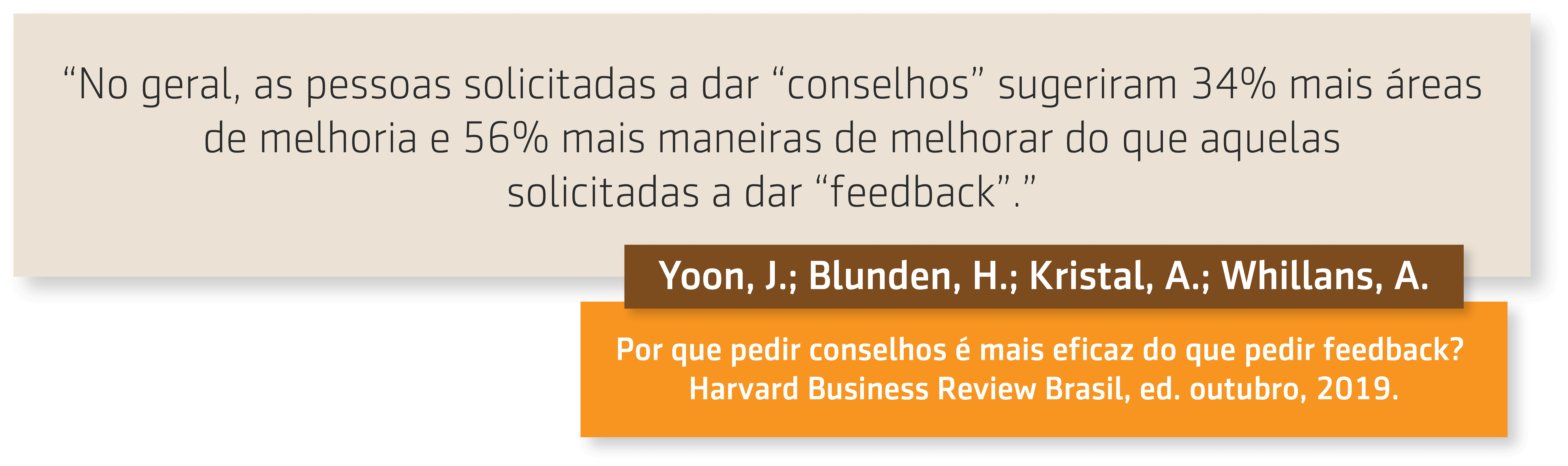 Resumo da aula sobre "Não peça feedback, peça conselhos!"